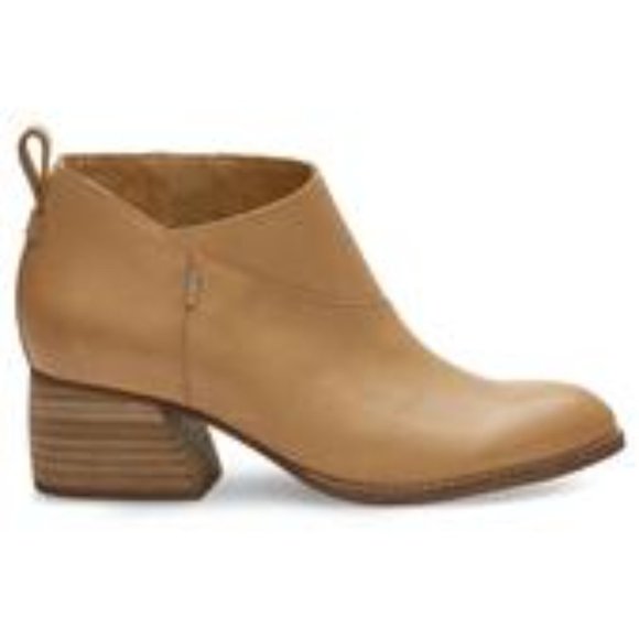 NWT Toms Honey Leather Women's Leilani Booties - Picture 5 of 10